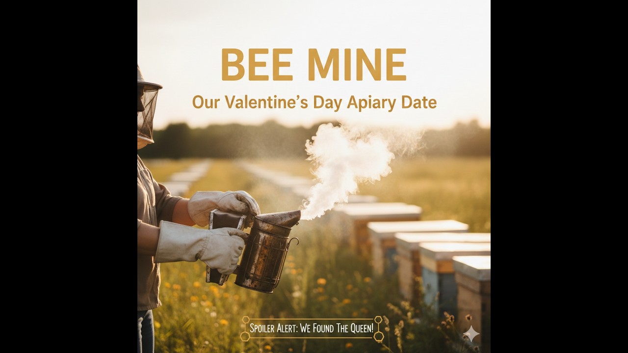 To Bee or Not to Bee: Our Romantic Valentines Day Apiary Checkup 🐝❤️