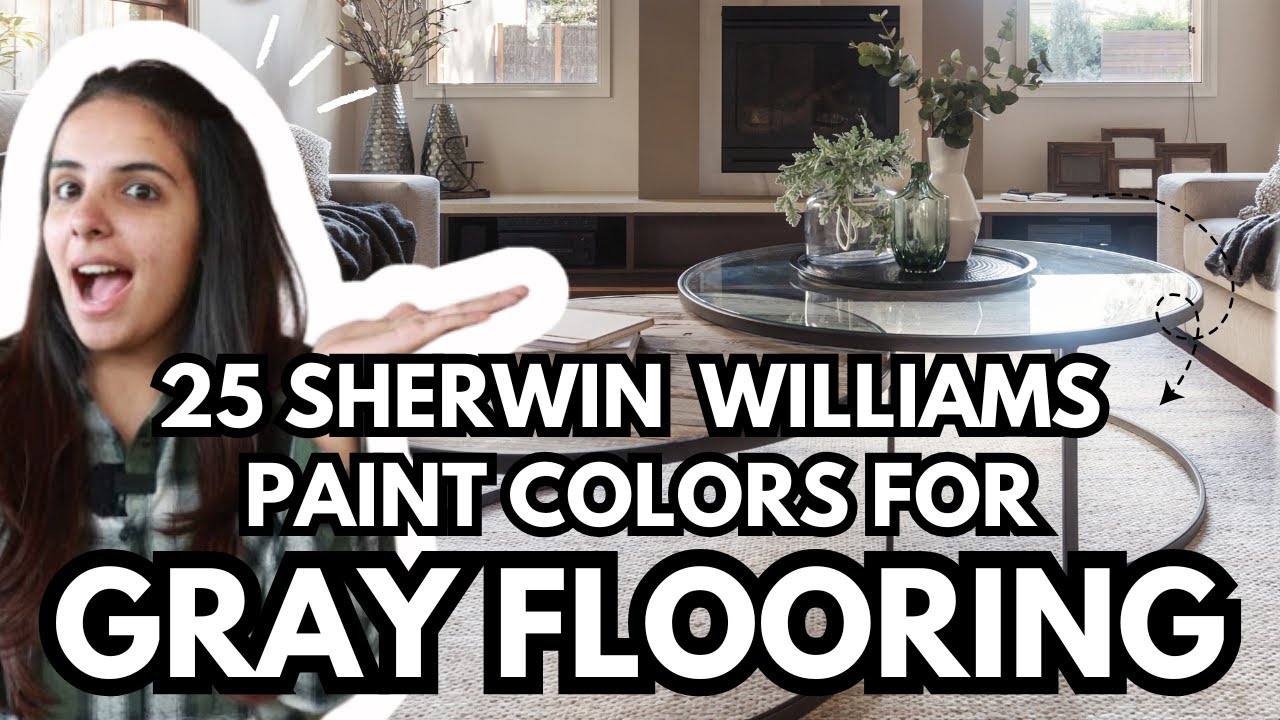 12 ЛУЧШИХ ЦВЕТОВ КРАСКИ Sherwin Williams, ПОДХОДЯЩИХ К СЕРОМУ ПОЛУ
