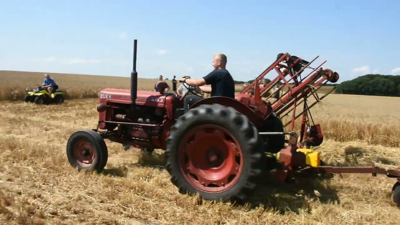 Høstdag i Suldrup, Rebild Veterantraktor