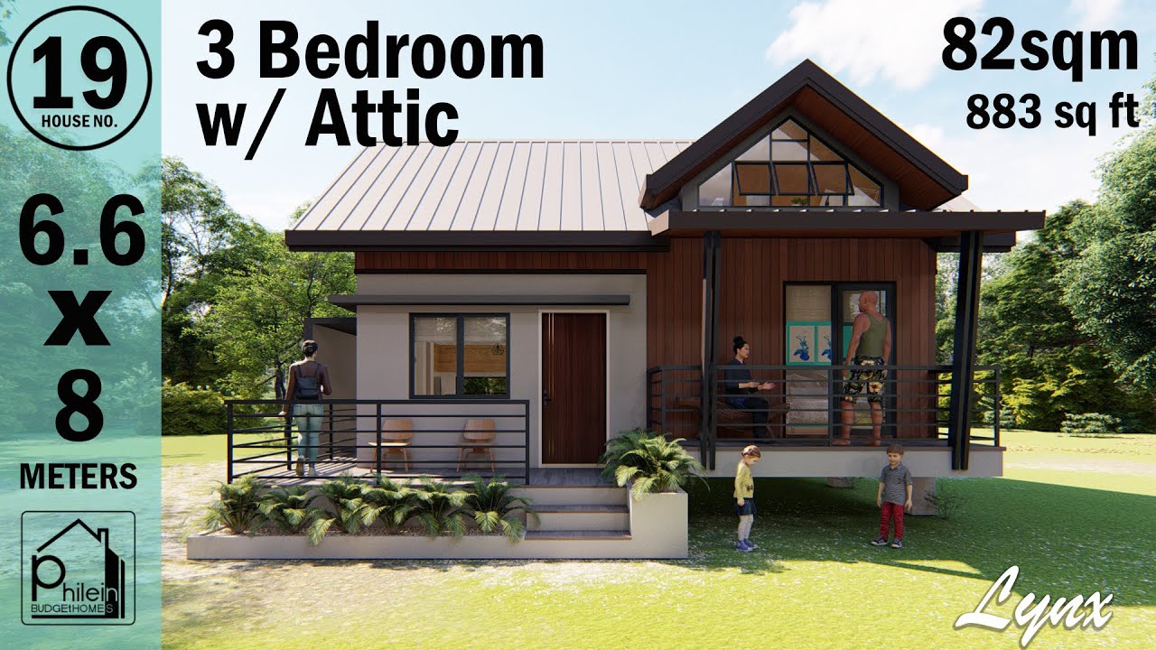LYNX | 3 BEDROOM BAHAY KUBO WITH ATTIC | 82sqm MODERN BAHAY KUBO