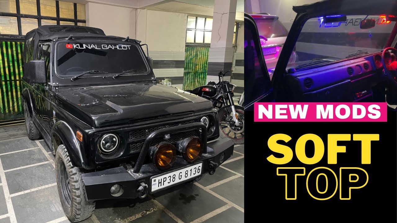 My Gypsy got some new mods || Soft top || Lights || Flashers || gypsy modified #thar #gypsy