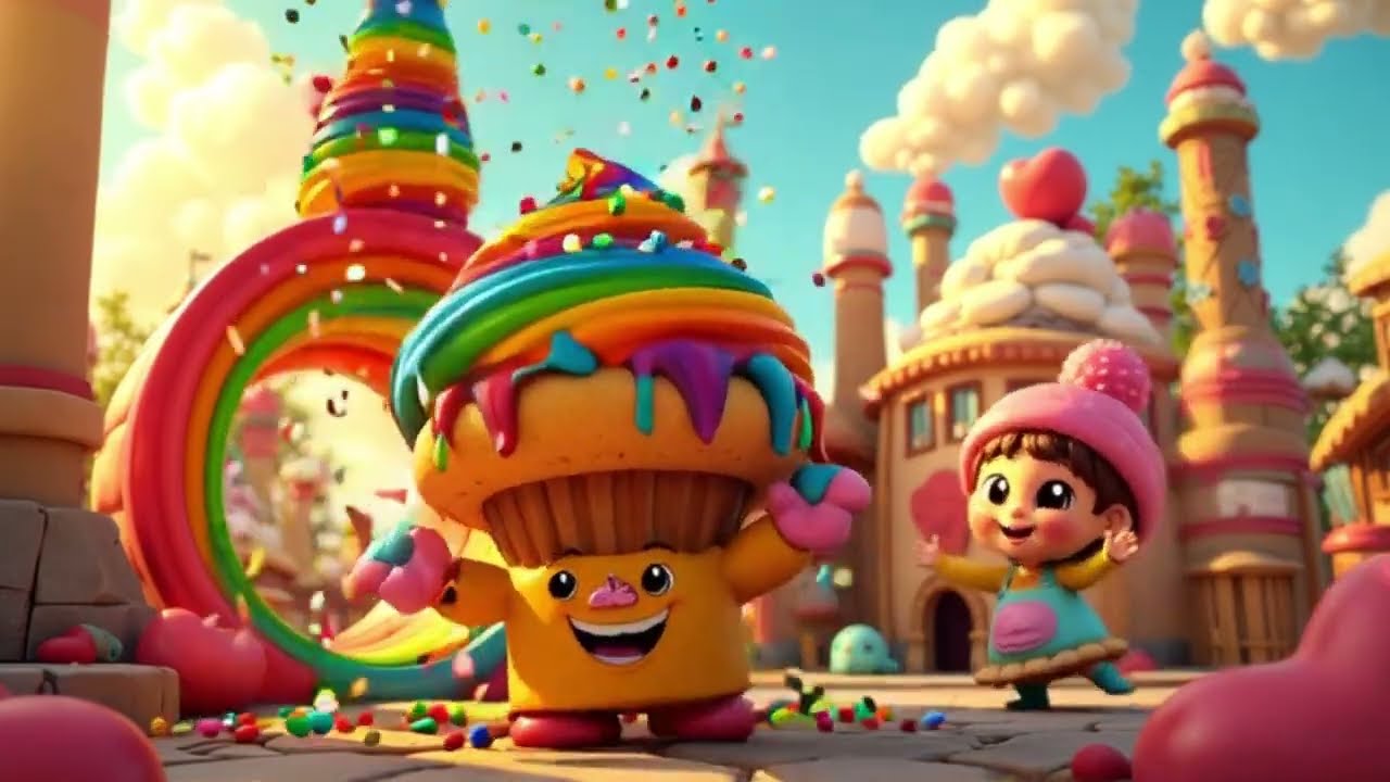 The Muffin Man | Kids Nursery Rhyme & Song @TinyFluttersOfficial