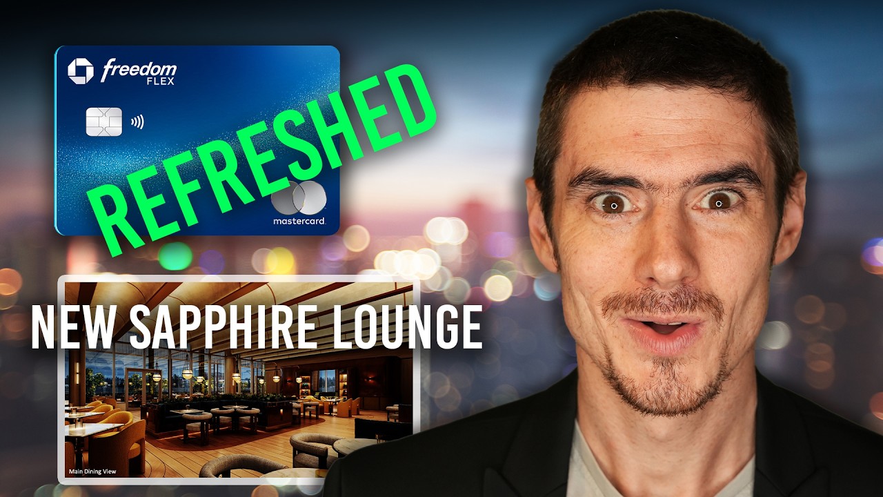 Обновленная карта Chase Freedom Flex + новый зал ожидания Sapphire Lounge