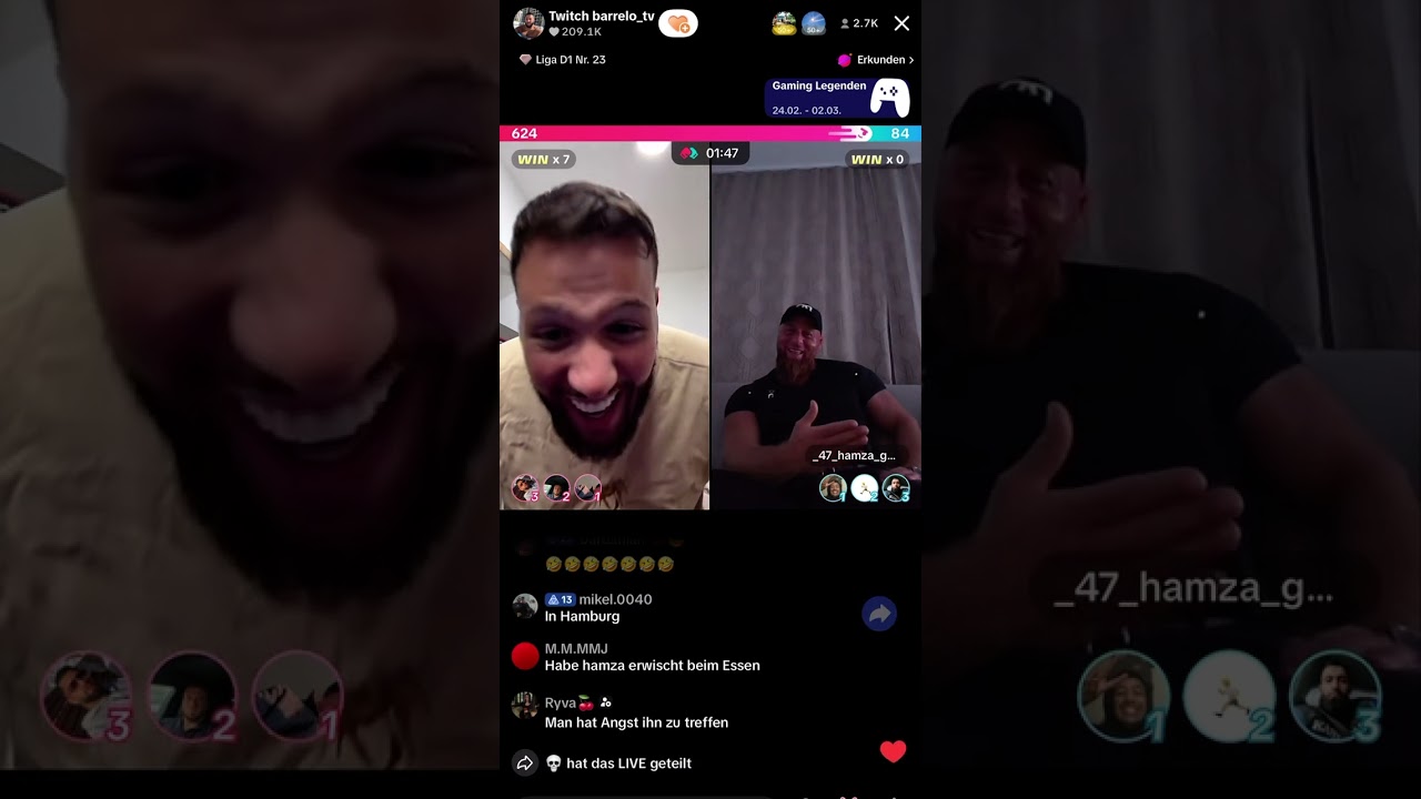 ❌ Barello mit Abu Hamza Gym 47 Live 🤯🎖️ 
