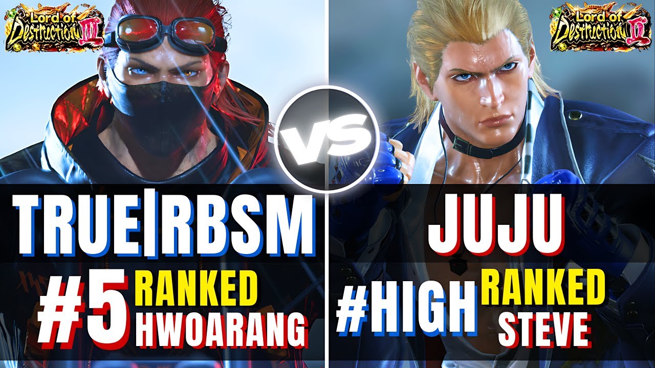 T8 🔥 TRUE | RBSM (Hwoarang) vs JUJU (Steve) 🔥 | Tekken 8 High Level Gameplay