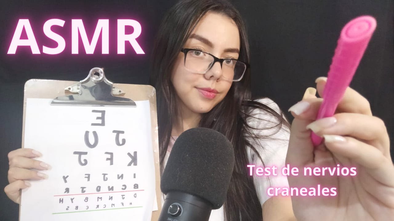 ASMR ♡ | Test de nervios craneales (mouth sounds + susurros relajantes) ♡