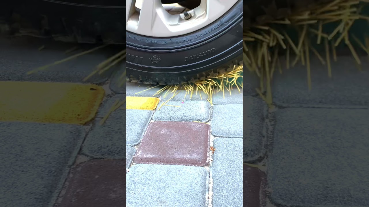 Crushing CRUNCHY and SOFT Things by Car - Tire Crushing Compilation Oddly Satisfying videos