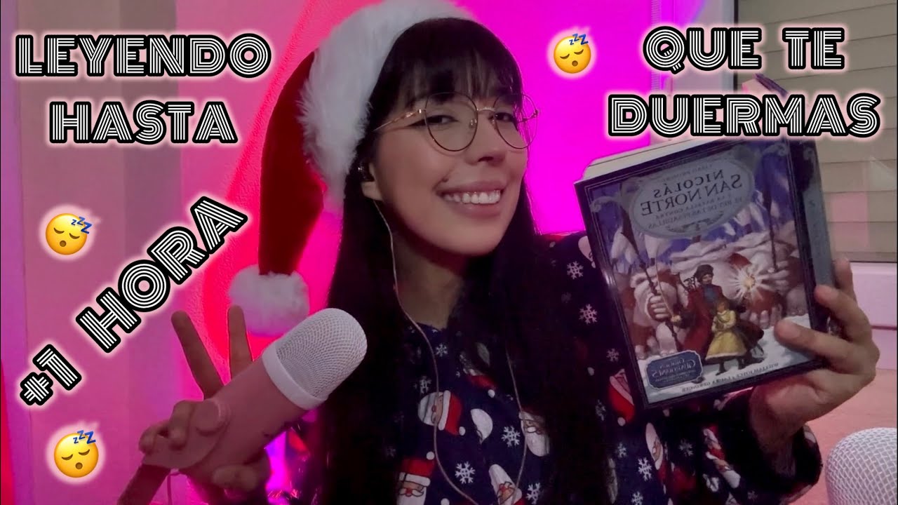 ASMR 😴💤 1 Hora leyendo hasta que te duermas + Palabras cosquillosas - Soft spoken - susurros