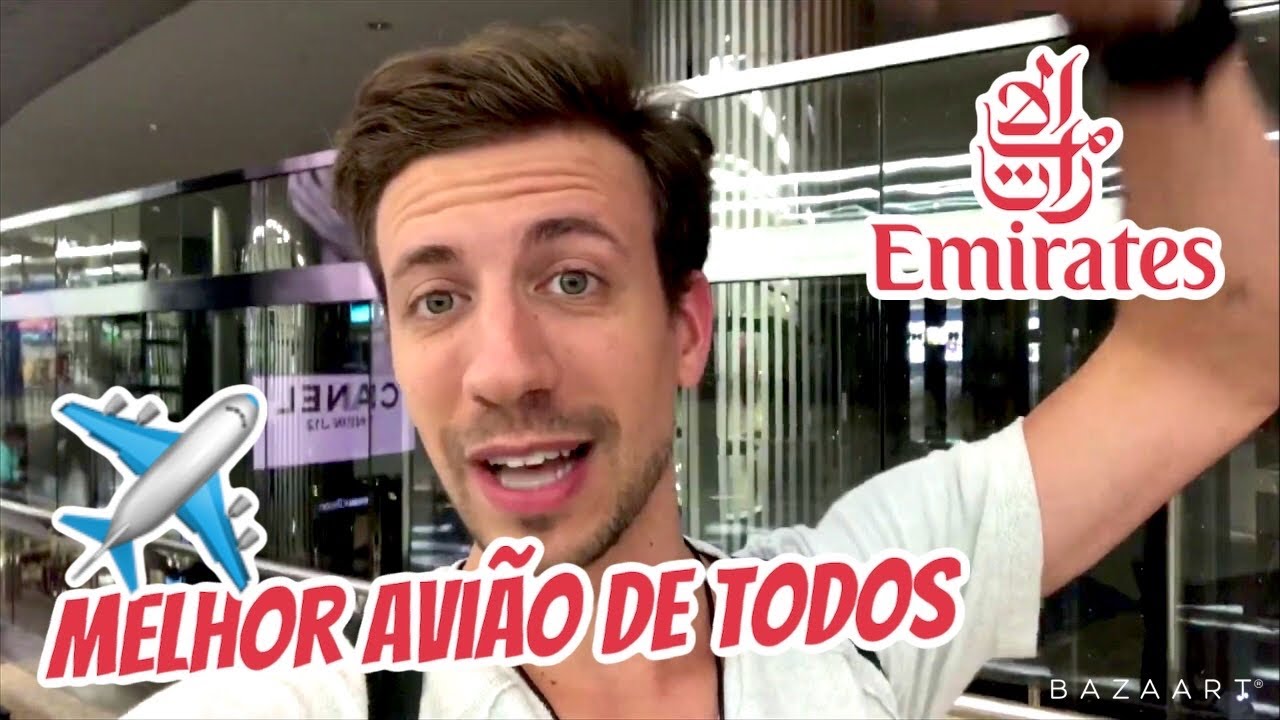 Como &eacute; VOAR de EMIRATES - voando no A380 na CLASSE ECON&Ocirc;MICA de S&Atilde;O PAULO a DUBAI