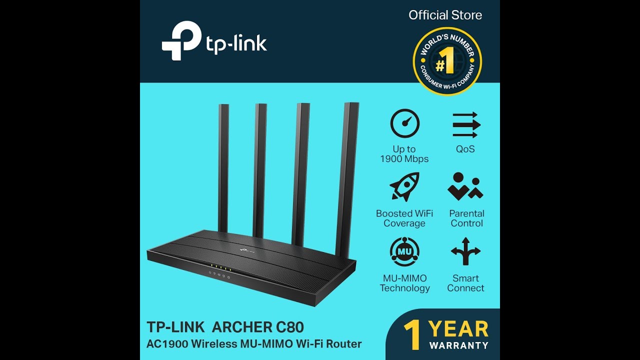 Router TP Link AC1900 Archer C80 unboxing disponible en Ecuador 0997545507