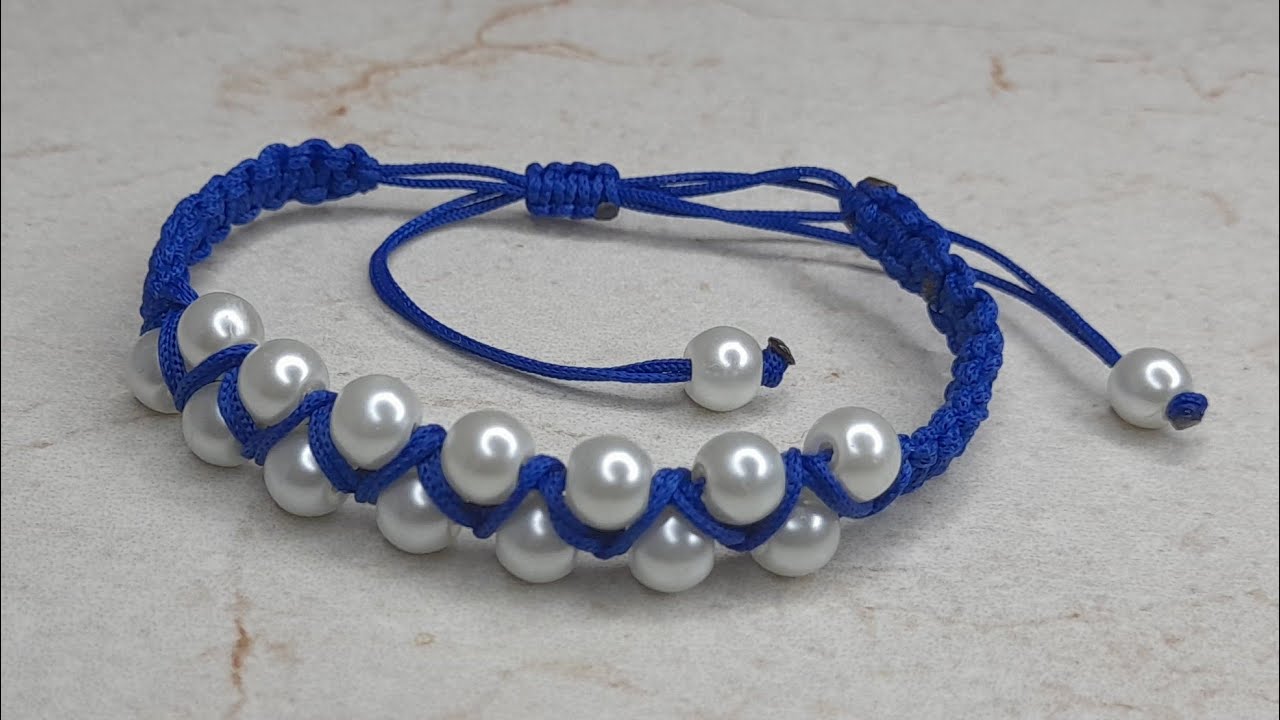 Como hacer Pulsera con Perlas 🤍 paso a paso / super fácil / Hazlo Tu Mismo | DIY BRACELET