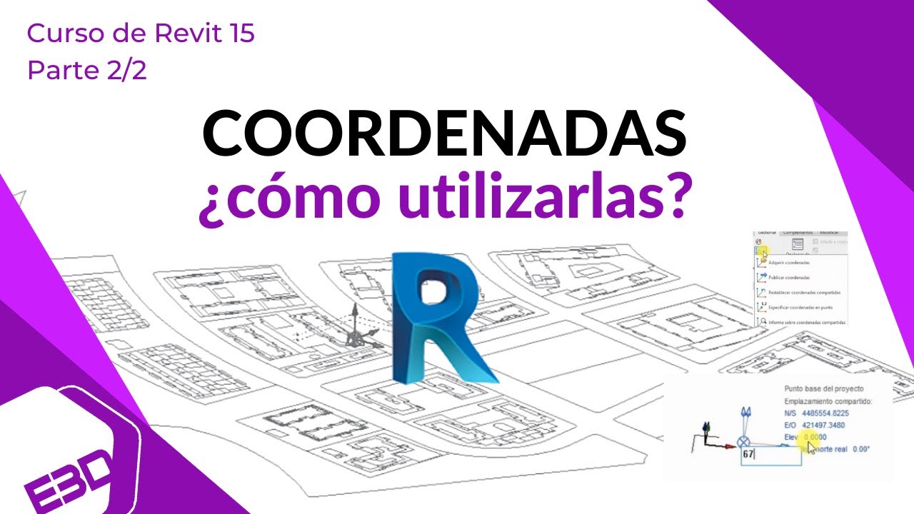 ✅ Revit Coordenadas UTM. Curso de Revit 15.2