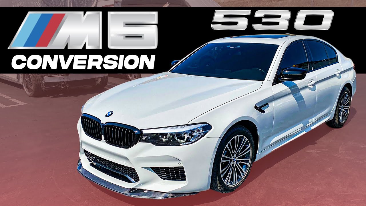REBUILDING CRASHED 2020 BMW 530I, PAINT AND INSTALLING M5 BODYKIT  (part#3)