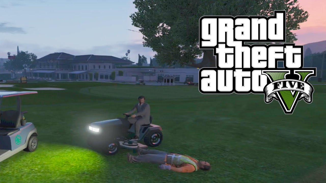 GTA 5: Уникальные транспортные средства — газонокосилка и дом на колесах «Горбатая гора» (GTA V)