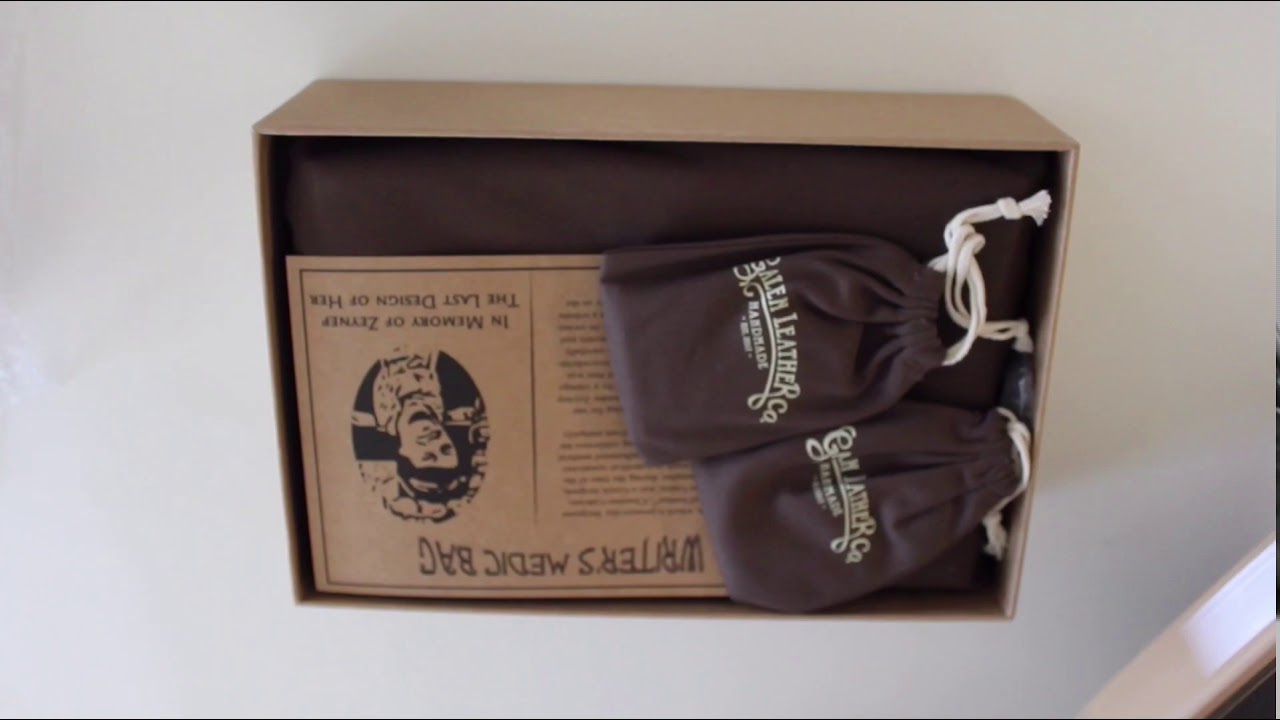 Unboxing Galen Leather&rsquo;s New Writer&rsquo;s Medic Bag and Set Up