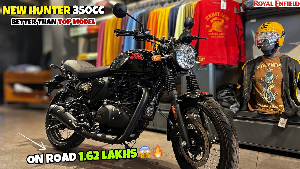 2026 New Royal Enfield Hunter 350🔥- Base Model Features Review @bikeshunt  