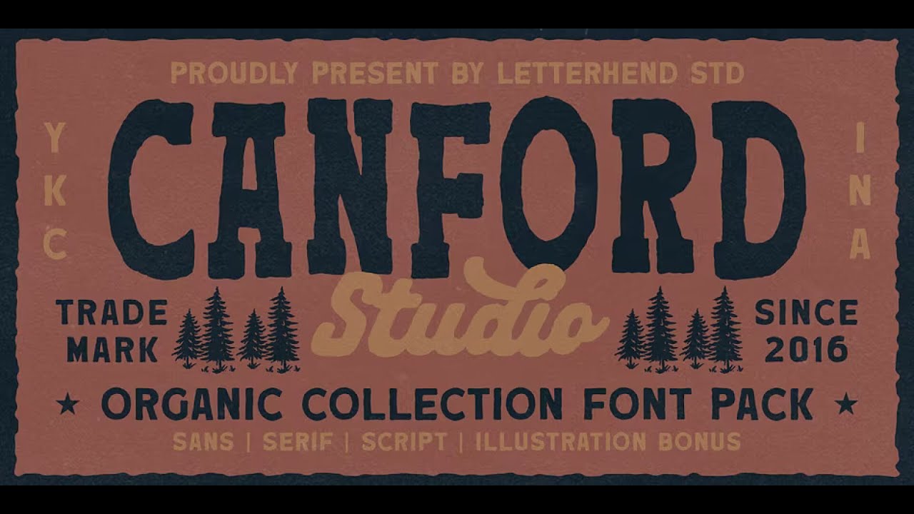 Canford Font: Bold Rustic Energy with Timeless Frontier Vibes