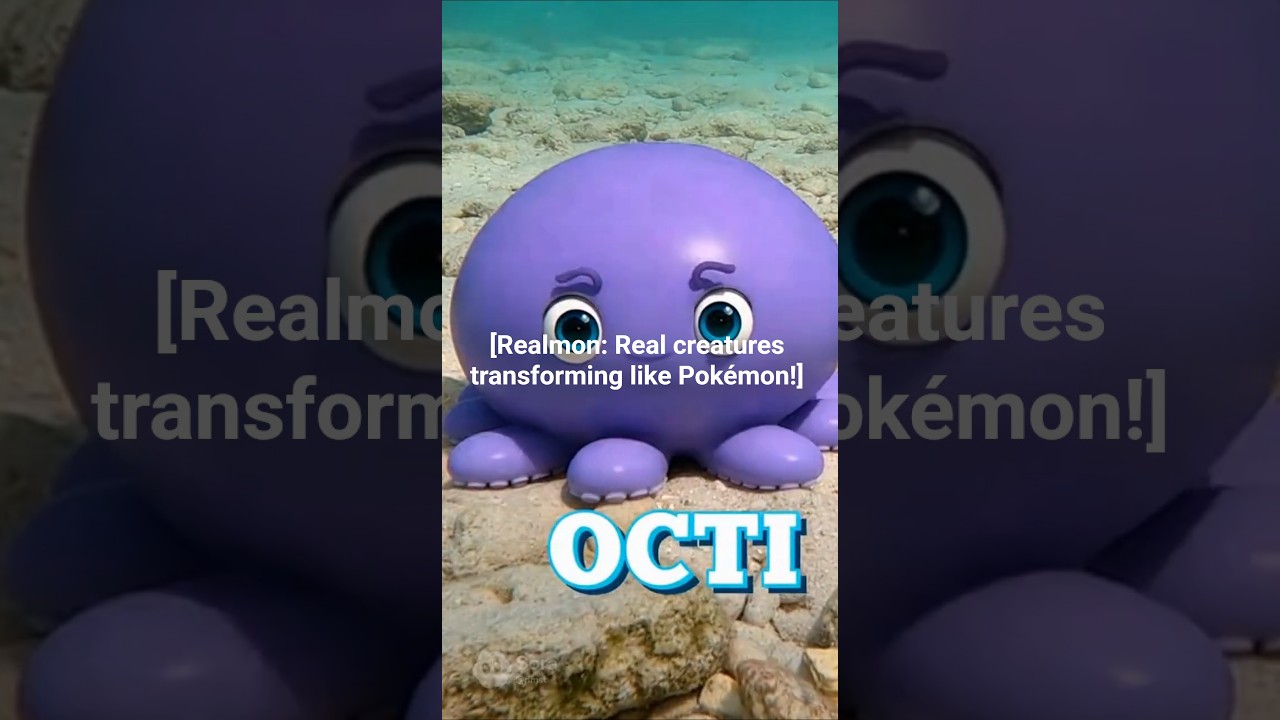 [Realmon: Real creatures transforming like Pokemon!] Octopus vulgaris → Octi