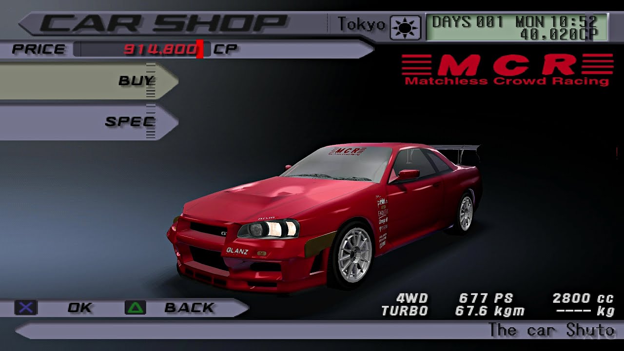 Tokyo Xtreme Racer 3 - All Cars List PS2 Gameplay HD (PCSX2)