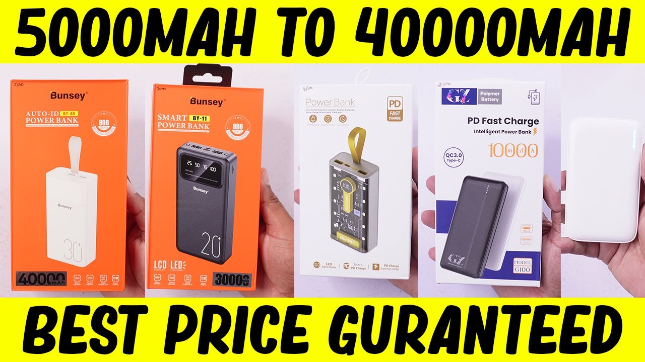 Best Power Banks In Cheap Prices | 5000mAh To 40000mAh | COD All Pakistan