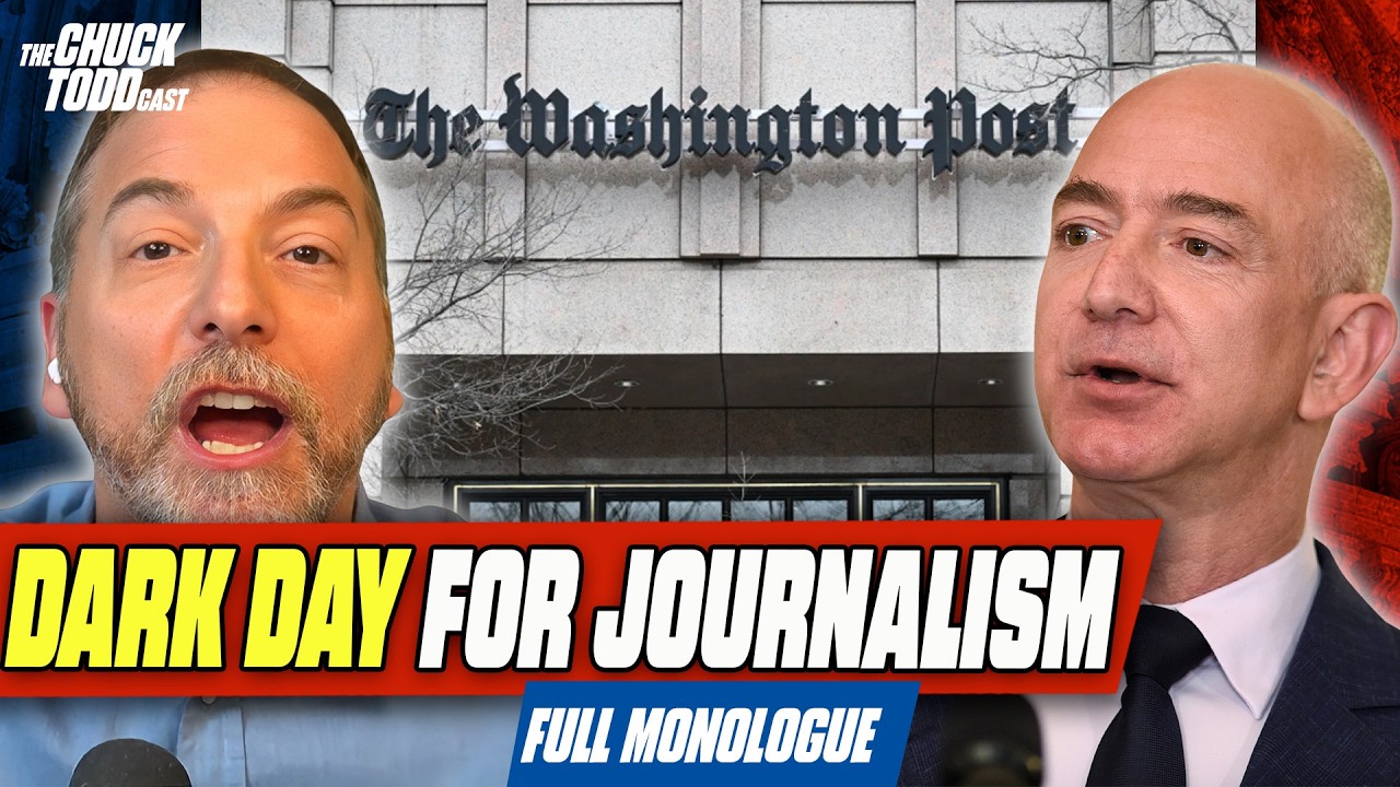 Reaction To Bezos GUTTING Washington Post: A Dark Day For Journalism | Chuck Todd Politics Podcast