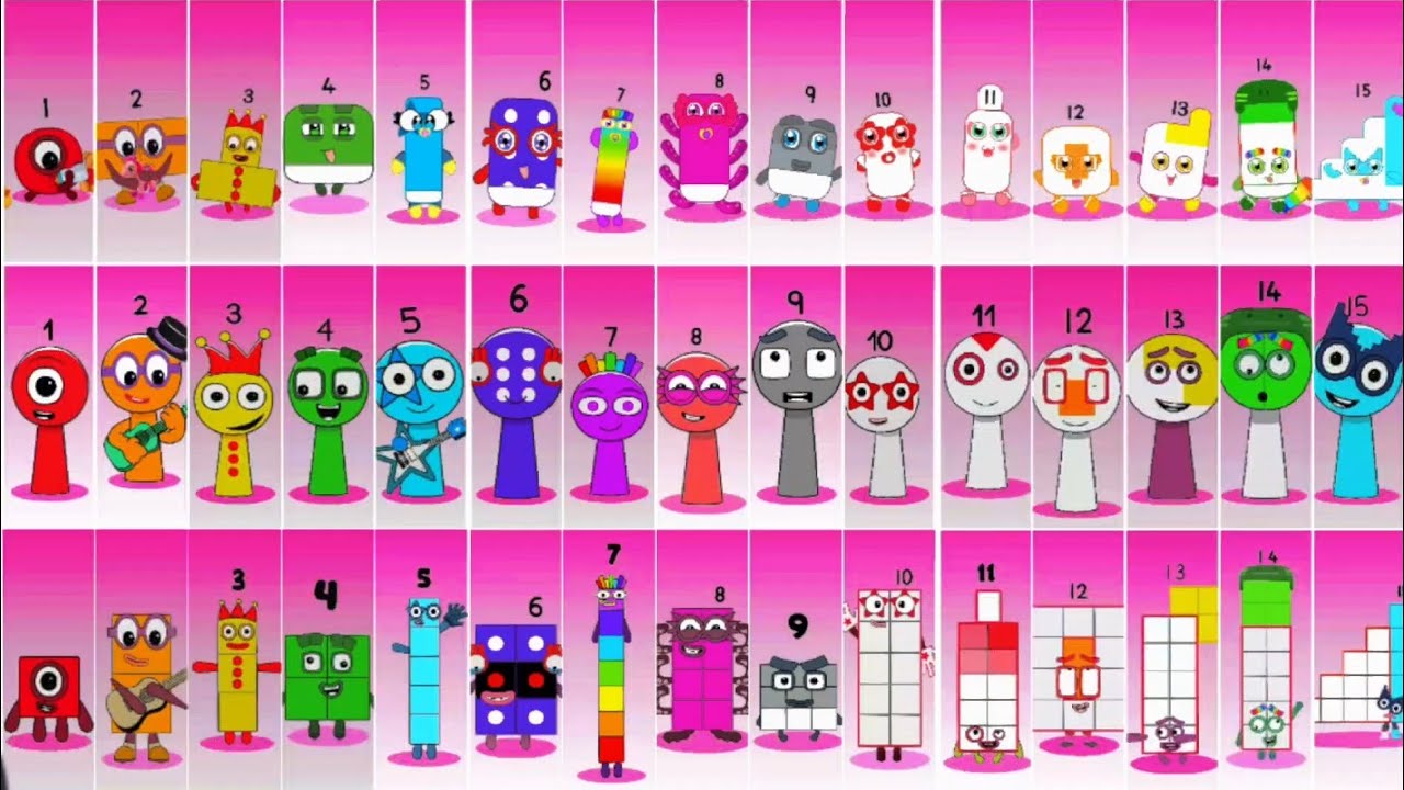 Incredibox Numberblocks 1 VS 15 | Compilation Incredibox #sprunki#numberblocks #incredibox