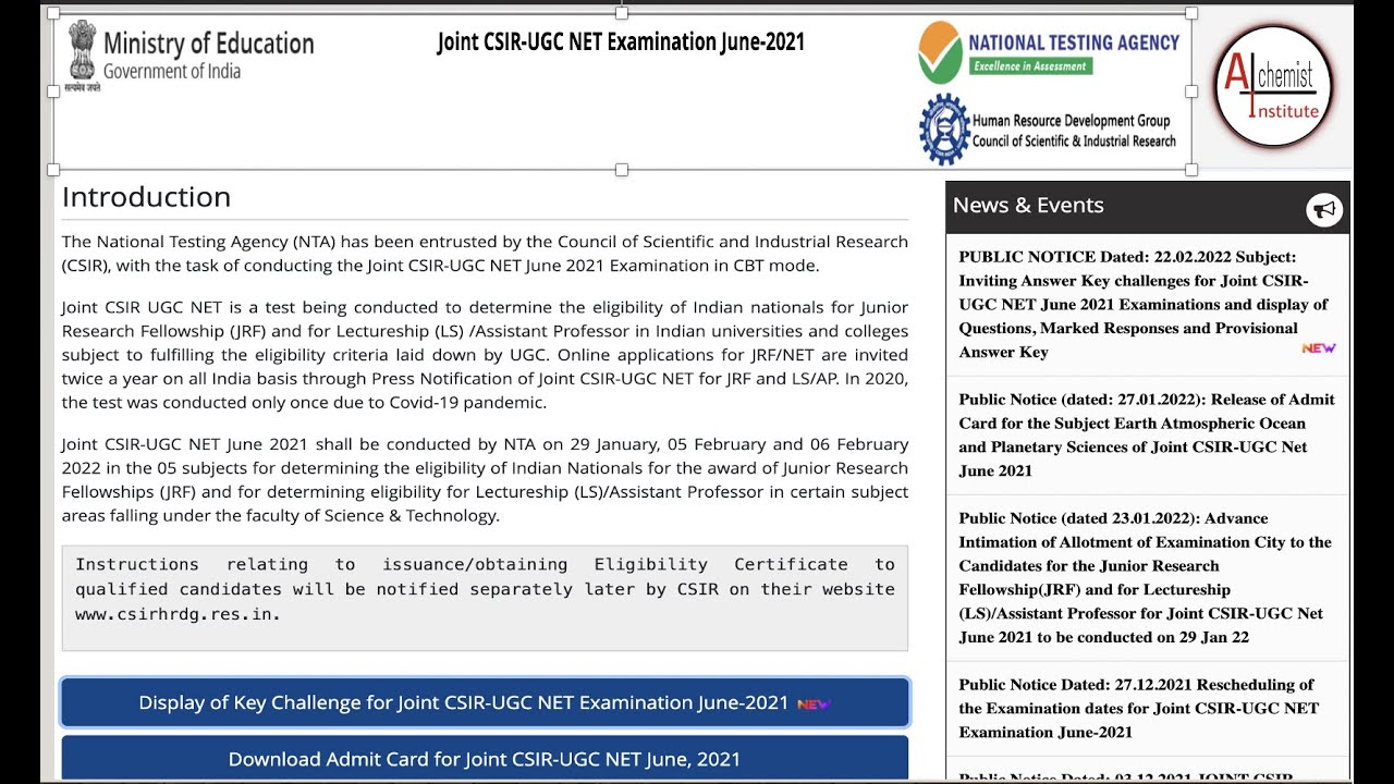 CSIR NET 2022 ANSWER KEY & RESPONSE SHEET AVAILABLE| How to download & check the correct answer