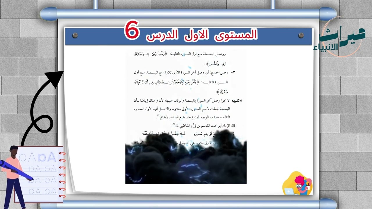 المستوى الاول الدرس 6 |دورة أحكام التجويد – المستويات الثلاث | شرح مبسّط وتطبيق