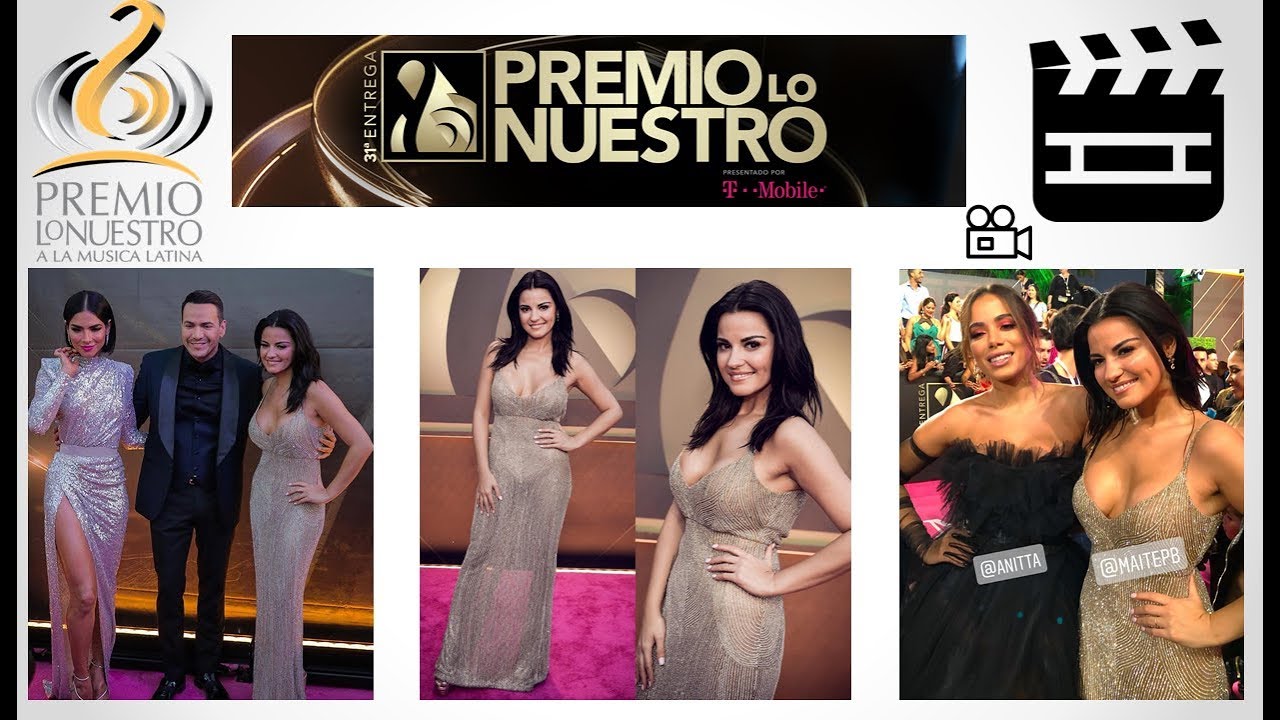 Maite Perroni Backstage, Ensayos y Alfombra en Premio Lo Nuestro 2019