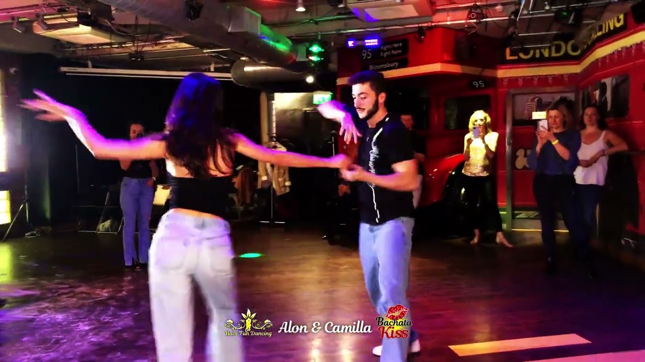Alon & Camilla Bachata Dance at Bachata Kiss in London. #bachata #dance #party #london