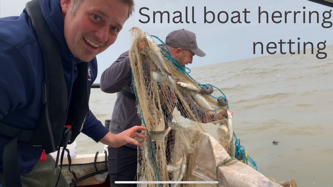Drift netting for herring in the North Sea autumn 2022 | setting up a small boat not commercial