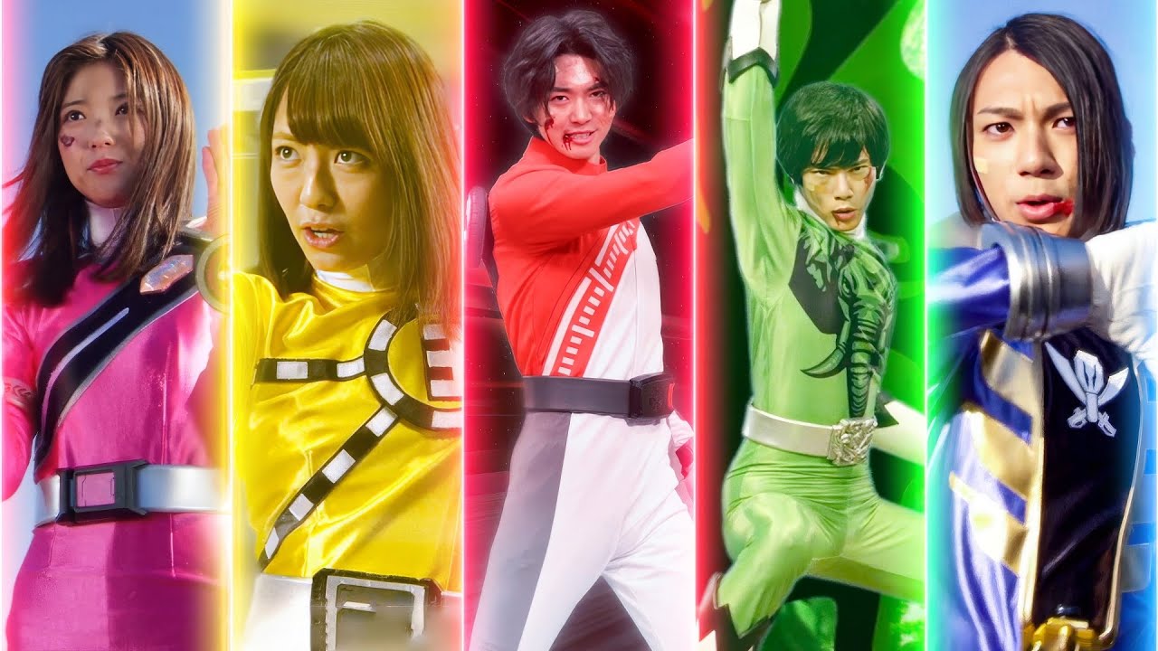 [Tokusatsu Hero] Super Sentai Final Henshin & Roll Call