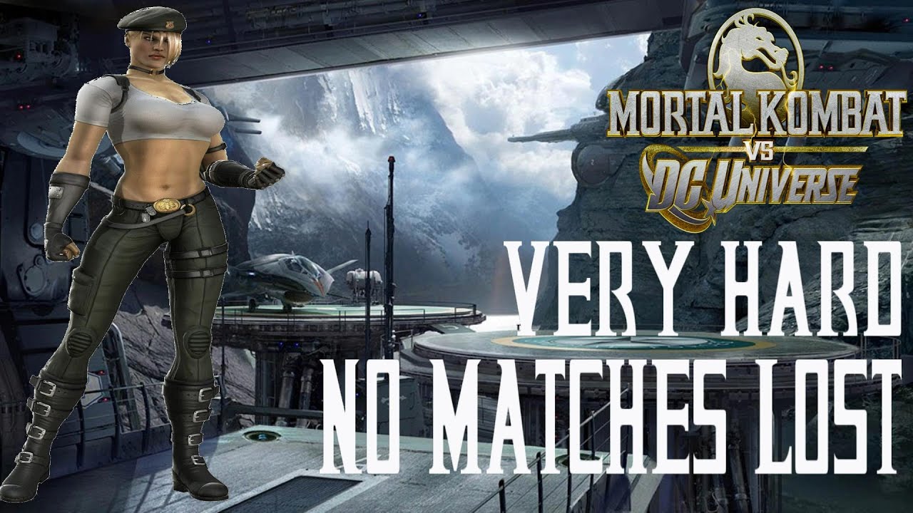 Mortal Kombat против DC Universe — Соня Блейд — Очень сложно — Ни одного проигранного матча (комм...