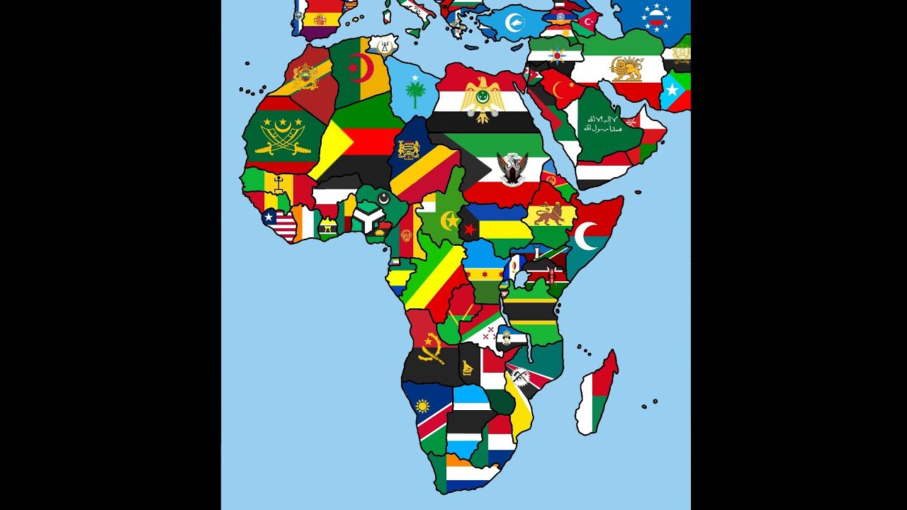 Flag Map Speedart - Alternate Map of Africa (350 Subscribers Special)