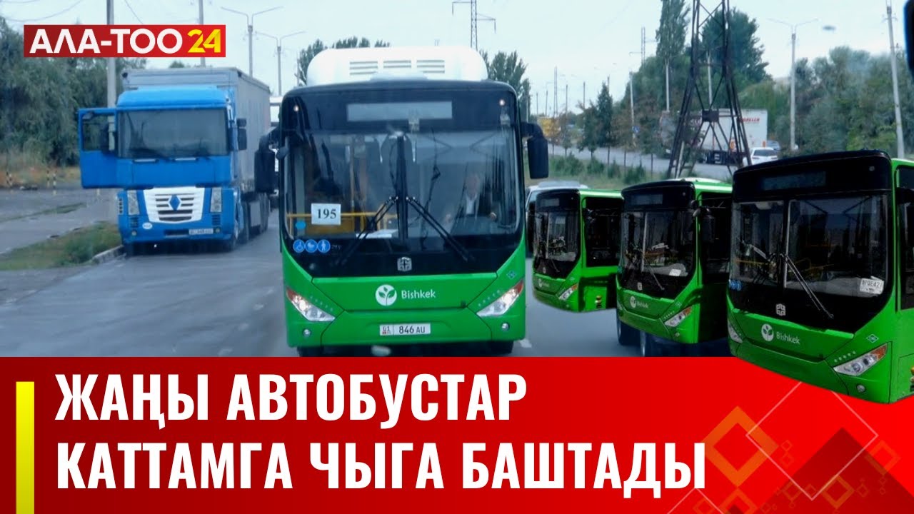 Жаңы автобустар каттамга чыга баштады