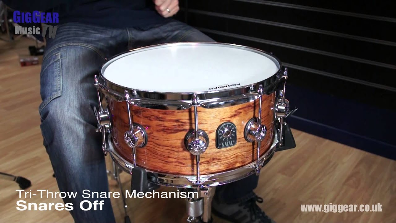 Natal Drums - Bubinga Wood Snare Demo