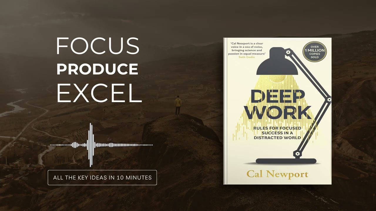 Deep Work: Rules for Focused Success in a Distracted World by Cal Newport | All book in 10 minutes