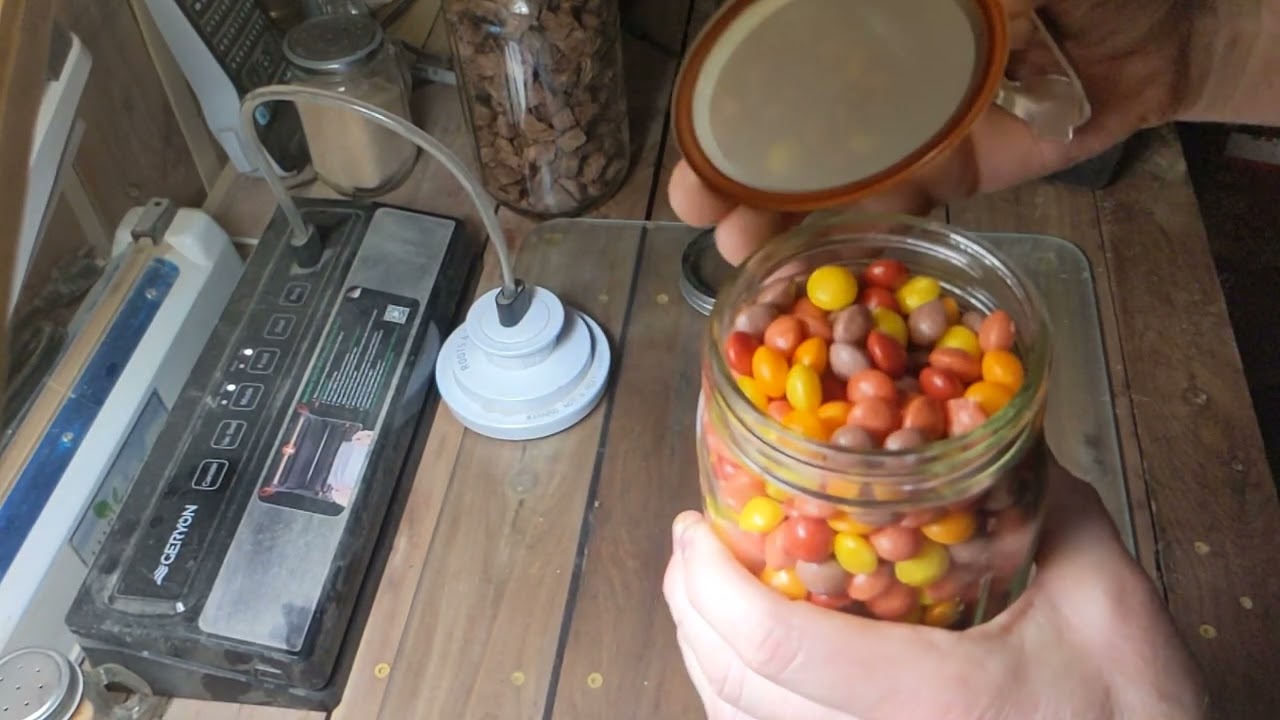 Vacuum Sealing & Brake Bleeding jars with Freeze Dried Foods Demonstration