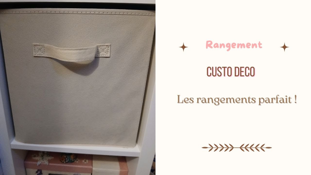 ENFIN! Je range mon matériel Custo Déco