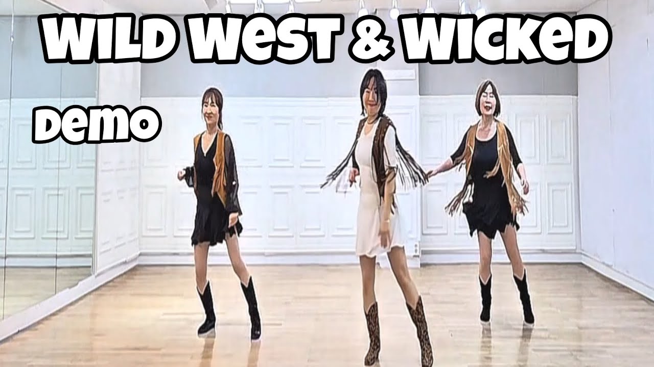 Wild West & Wicked - Line Dance (Demo) | Improver | Rob Fowler 