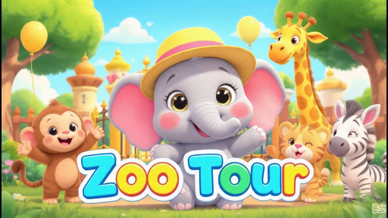 Zoo Animals for Kids | Fun Learning with Lions, Elephants & Penguins