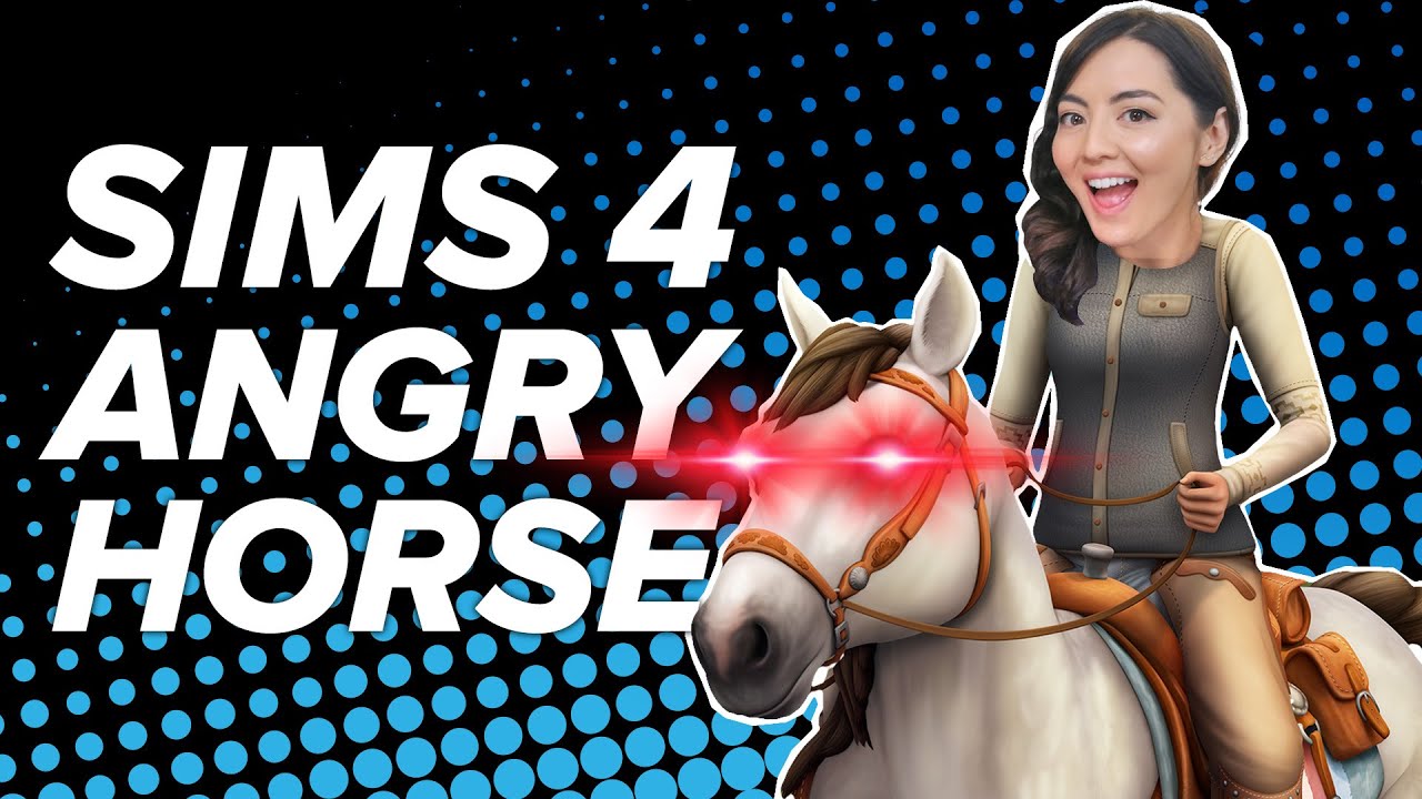 Sims 4 HORSE ADVENTURE 🐴  Angry Horses vs Outside Xbox Sims in The Sims 4: Horse Ranch