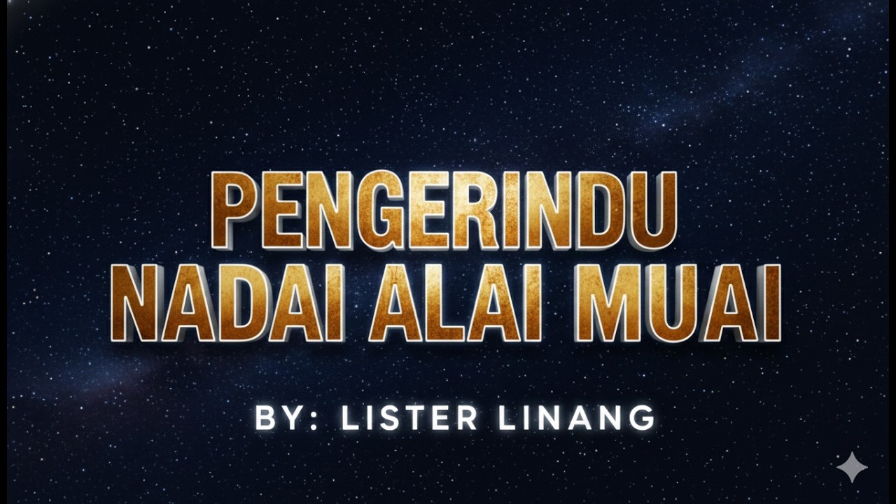 PENGERINDU NADAI ALAI MUAI | Lagu Iban AI Sarawak Terbaru (Official Lyric Video) #laguibanai