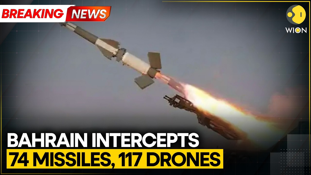 US-Iran War: Bahrain Says Air Defences Intercepted 74 Iranian Missiles And 117 Drones | WION