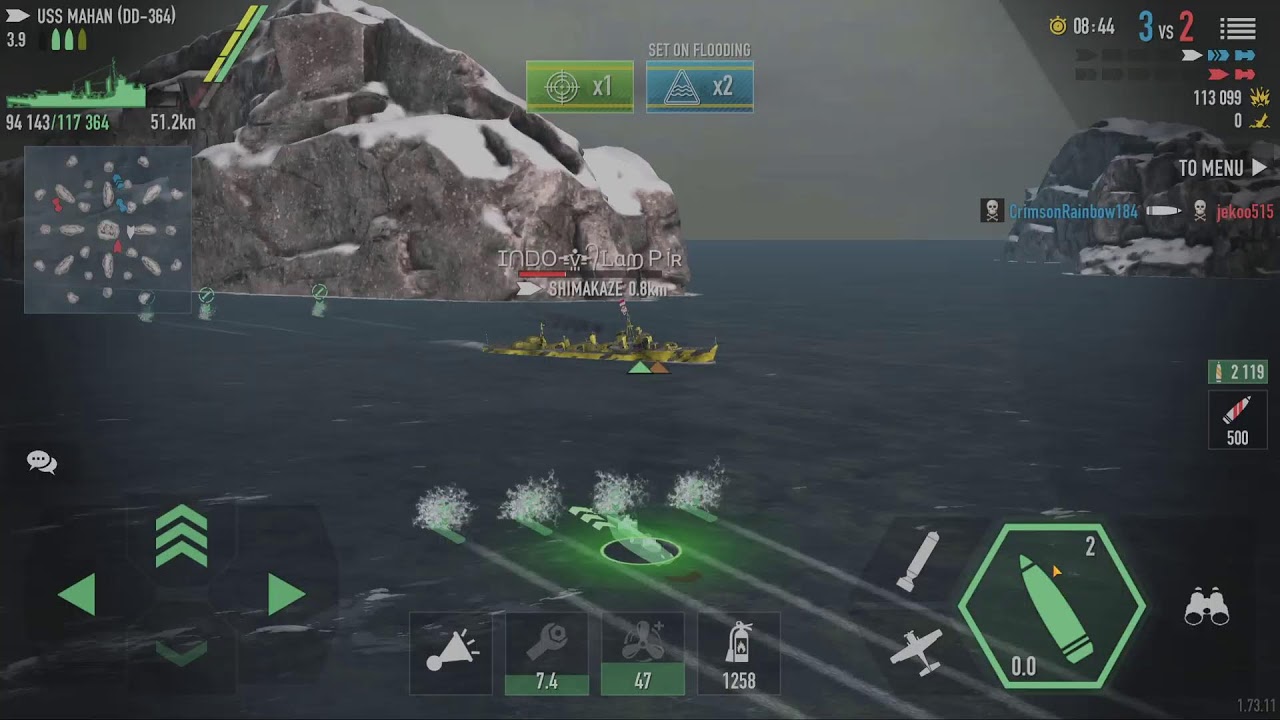 🌍 Battle of Warships LIVE | Multiplayer Naval Battles | PC/Android Gameplay-2