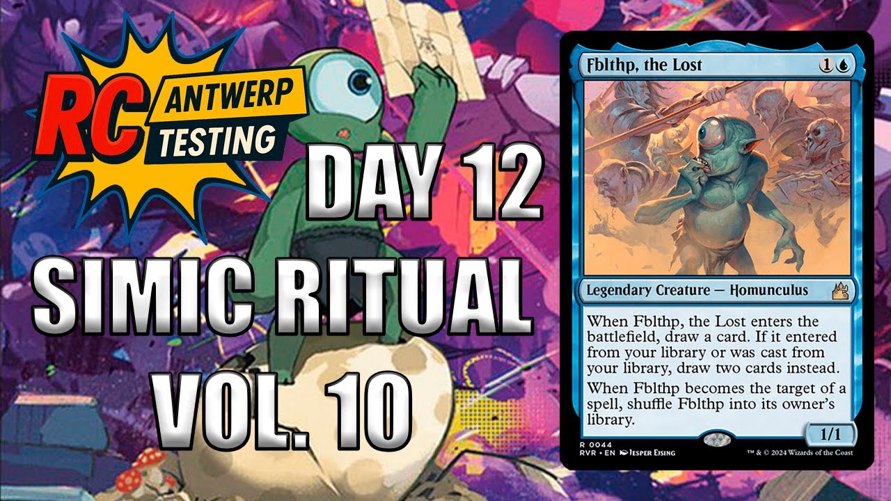 My final Simic Ritual List for the RC