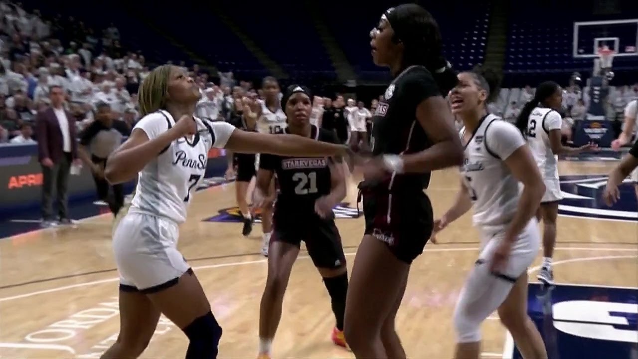 🤐 4 EJECTED After MULTIPLE Shoves & SQUARE UP | WBIT Quarterfinals: Mississippi State vs Penn State