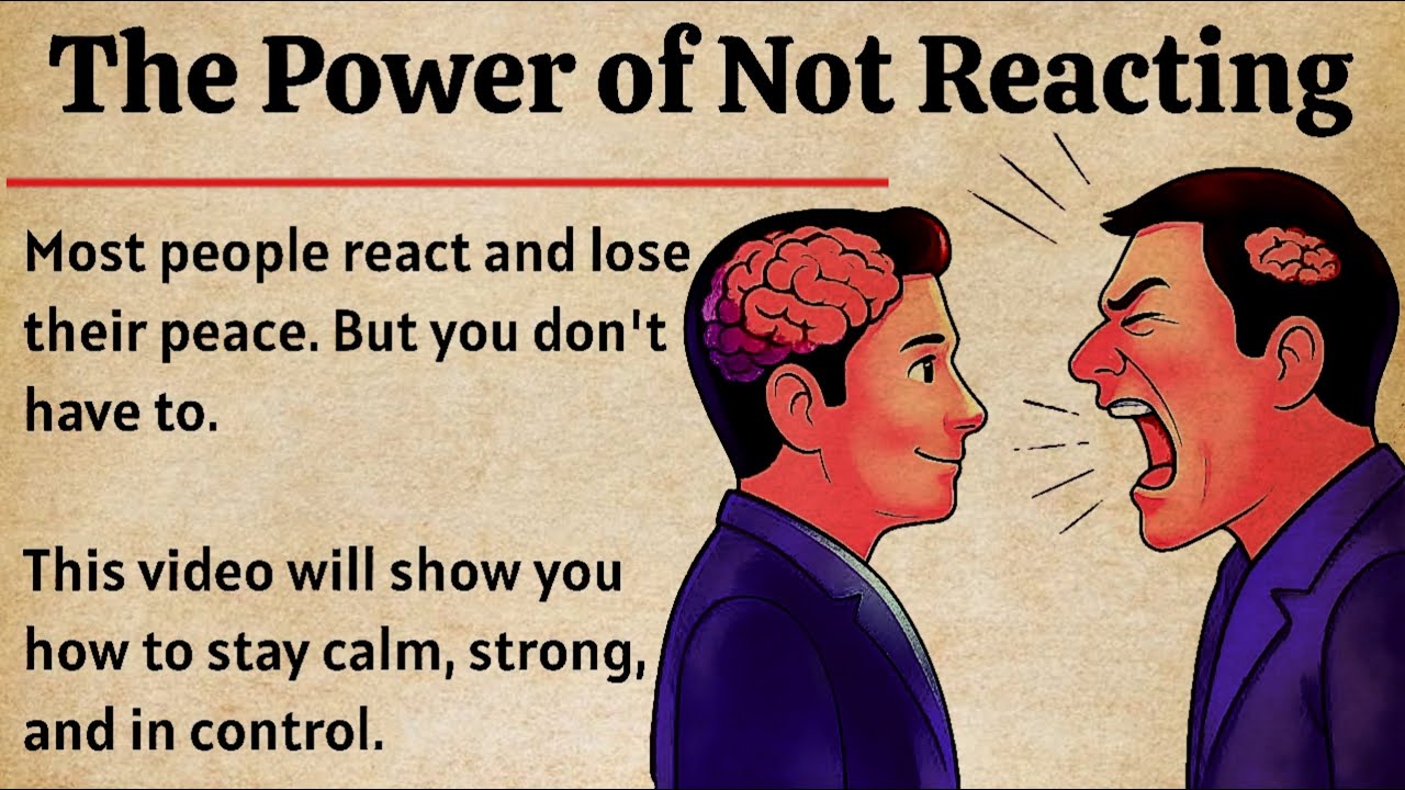 The Power of Not Reacting || Graded Reader || Improve Your English Fluency ✅️