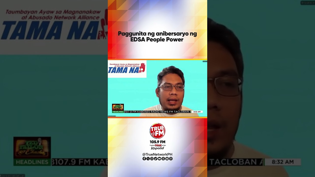 Paggunita ng anibersaryo ng EDSA People Power | Ted Failon & DJ Chacha