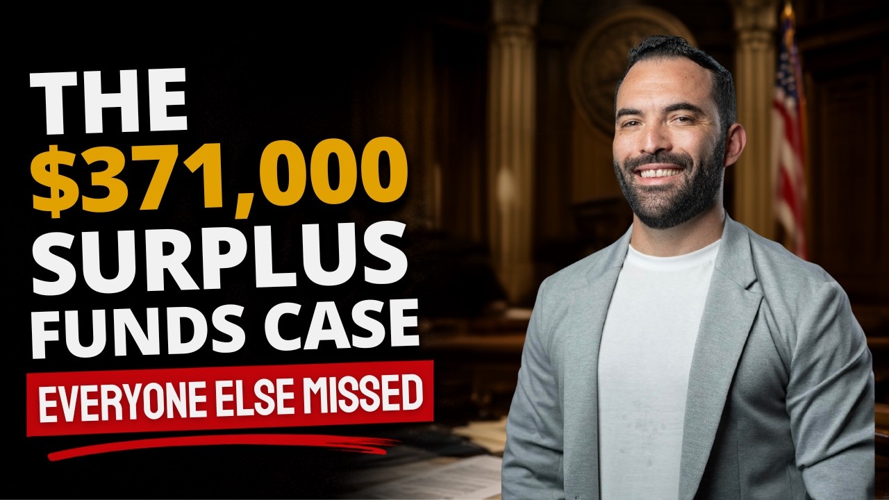 Why Nobody Could Claim This $371,000 Surplus Funds Case